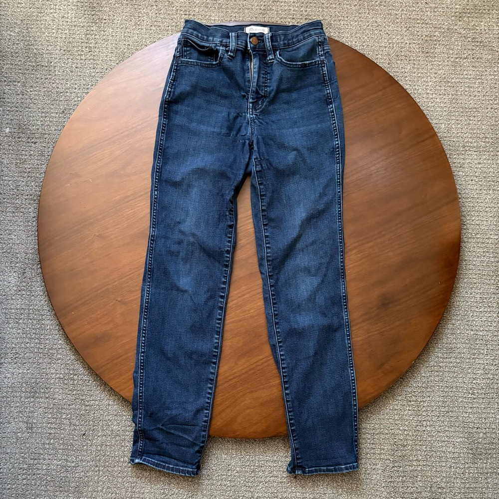 Madewell Jeans Dark Blue Denim Straight Leg Women's Size 24